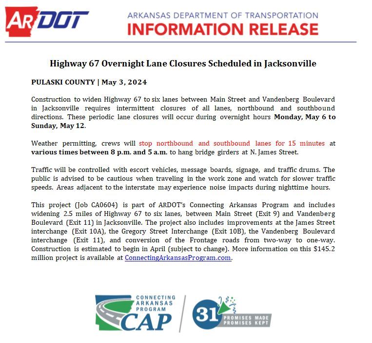 Overnight Lane Closures May2024