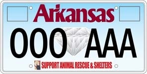 Animal Shelter License Plate