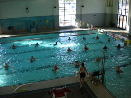 Aquatics Class in Indoor Pool