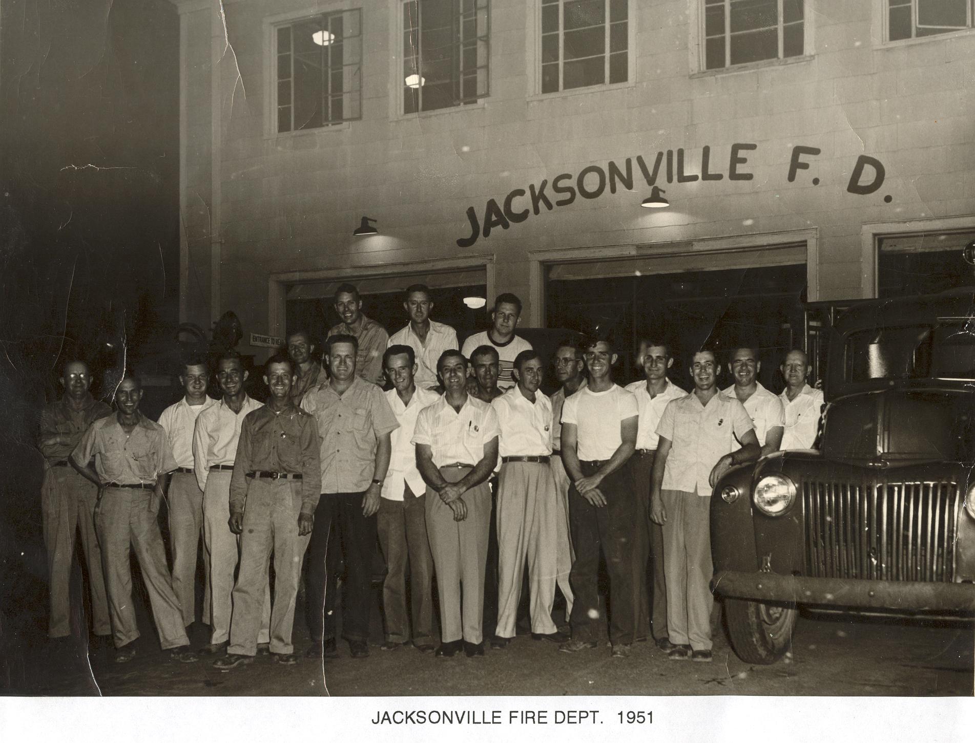 1951 Jacksonville Fire Department Group 