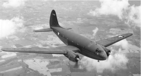 C-46 Commando, part of the historic support for airlift missions at Little Rock AFB
