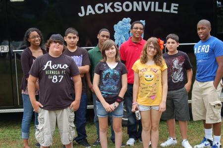 Junior Citizens Police Academy members
